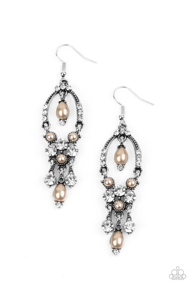 Paparazzi Earring Back In The Spotlight Brown Paparazzi Jewelry Earrings Paparazzi Earring Back In The Spotlight Brown Paparazzi Jewelry Earrings