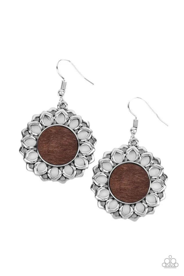 Paparazzi Earring Farmhouse Fashionista Brown Paparazzi Jewelry Earrings Paparazzi Earring Farmhouse Fashionista Brown Paparazzi Jewelry Earrings