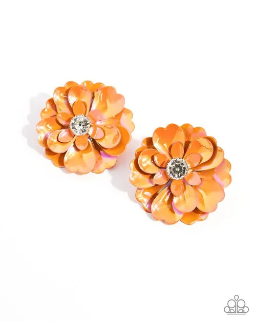 Paparazzi Earring Growth Rate Orange Paparazzi Jewelry Earrings Paparazzi Earring Growth Rate Orange Paparazzi Jewelry Earrings