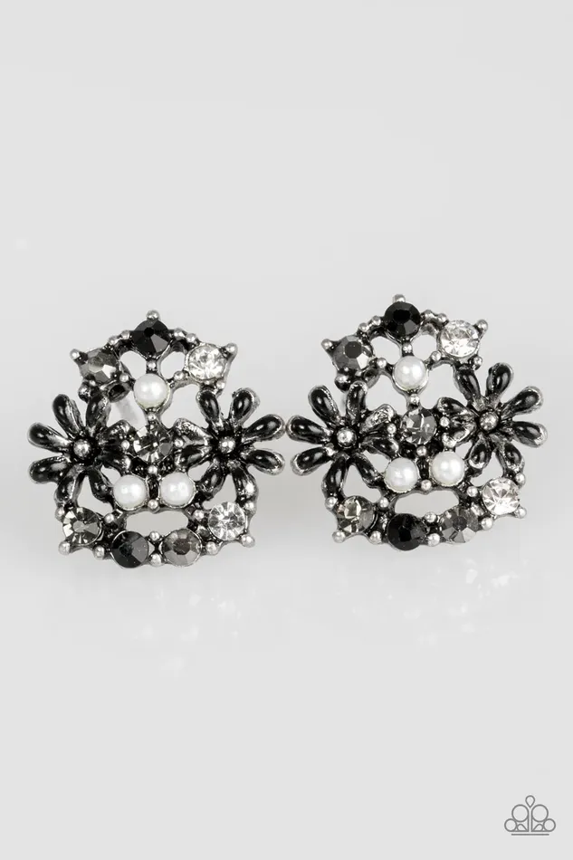 Paparazzi Earring Summertime Bliss Black Paparazzi Jewelry Earrings