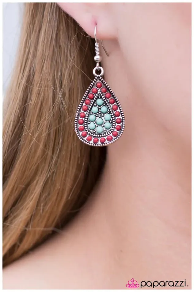 Paparazzi Earring Teardrops On My Guitar Multi Paparazzi Jewelry Earrings