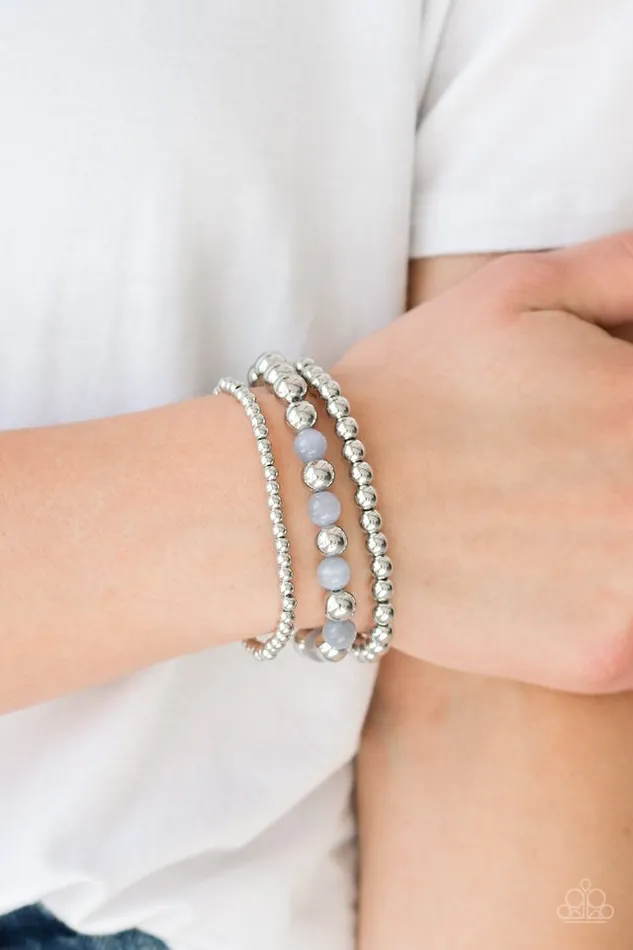 Paparazzi Jewelry Bracelets Paparazzi Bracelet Always On The GLOW Silver