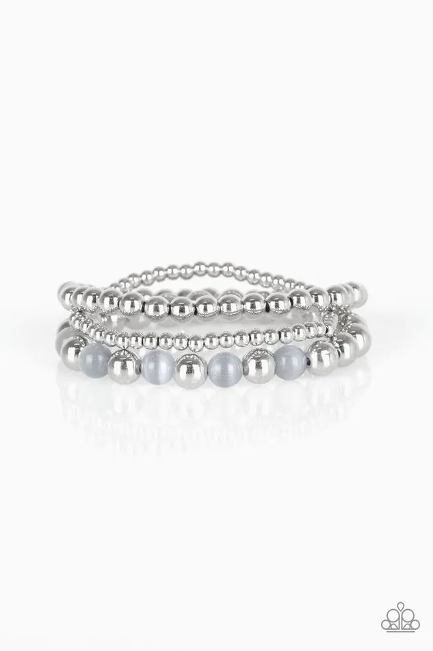 Paparazzi Jewelry Bracelets Paparazzi Bracelet Always On The GLOW Silver Paparazzi Jewelry Bracelets Paparazzi Bracelet Always On The GLOW Silver