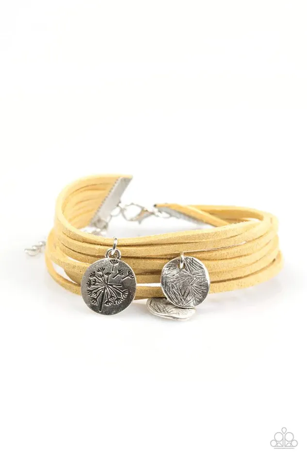 Paparazzi Jewelry Bracelets Paparazzi Bracelet Dandelion Dreams Yellow