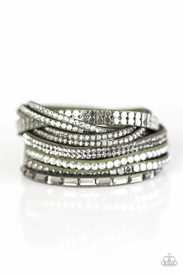 Paparazzi Jewelry Bracelets Paparazzi Bracelet I Came To Slay Green
