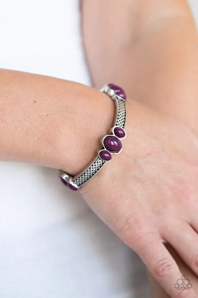 Paparazzi Jewelry Bracelets Paparazzi Bracelet Instant Zen Purple