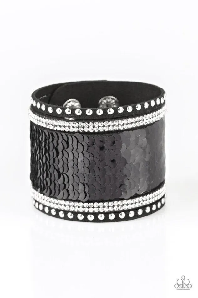 Paparazzi Jewelry Bracelets Paparazzi Bracelet MERMAIDS Have More Fun Black Paparazzi Jewelry Bracelets Paparazzi Bracelet MERMAIDS Have More Fun Black