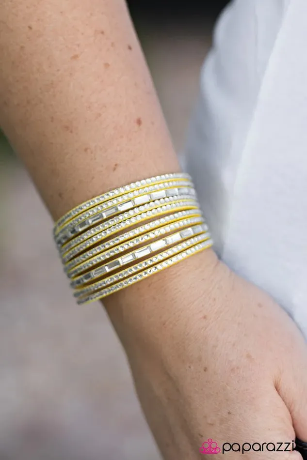 Paparazzi Jewelry Bracelets Paparazzi Bracelet Name Your Price Yellow