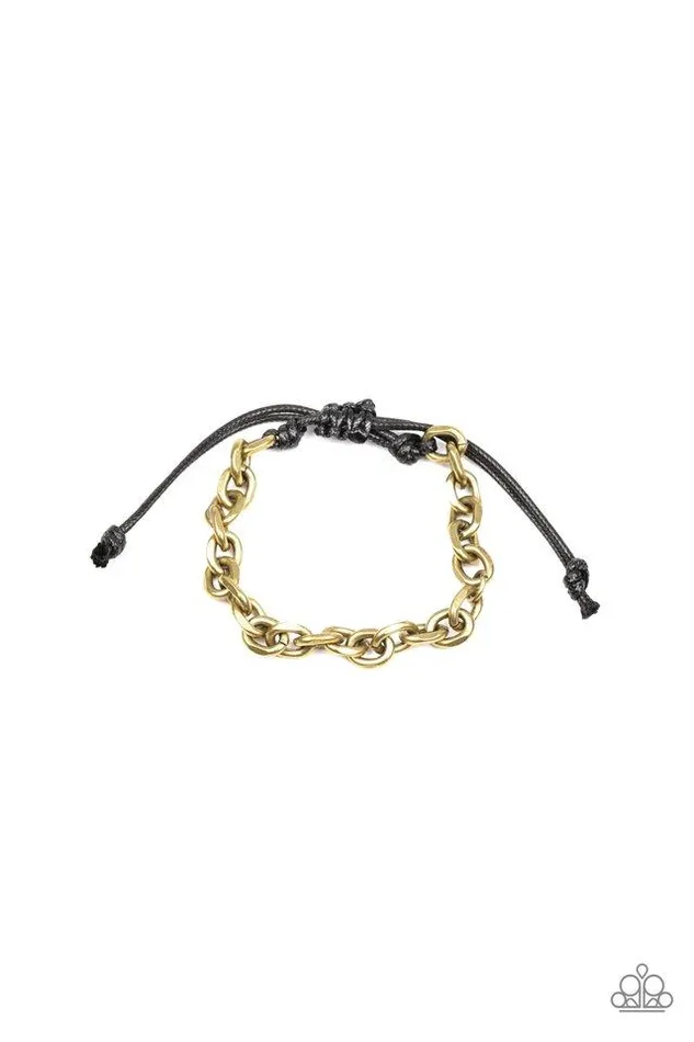 Paparazzi Jewelry Bracelets Paparazzi Bracelet Rumble Brass