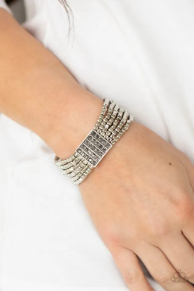 Paparazzi Jewelry Bracelets Paparazzi Bracelet StarStudded Showcase Silver