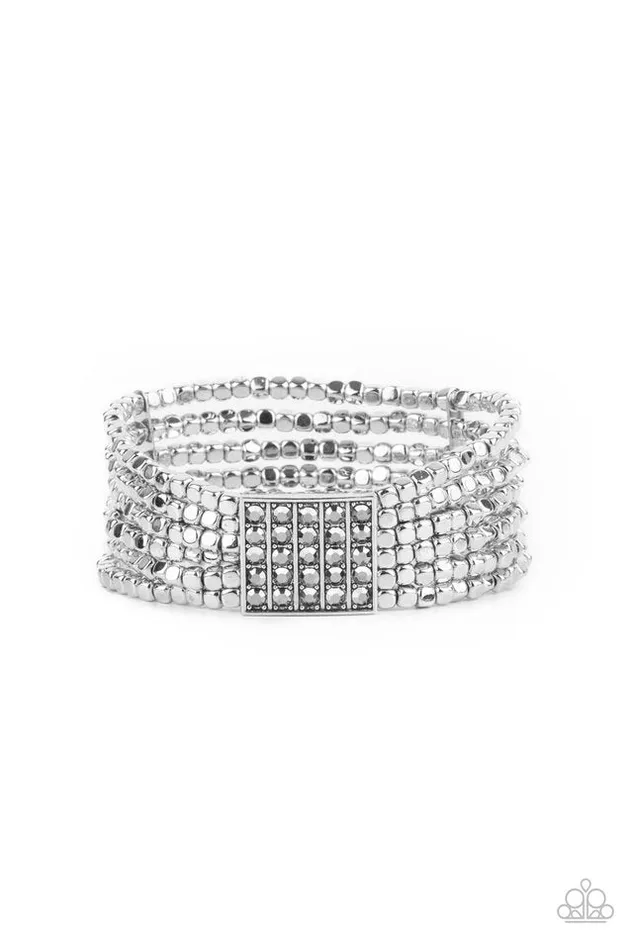 Paparazzi Jewelry Bracelets Paparazzi Bracelet StarStudded Showcase Silver Paparazzi Jewelry Bracelets Paparazzi Bracelet StarStudded Showcase Silver
