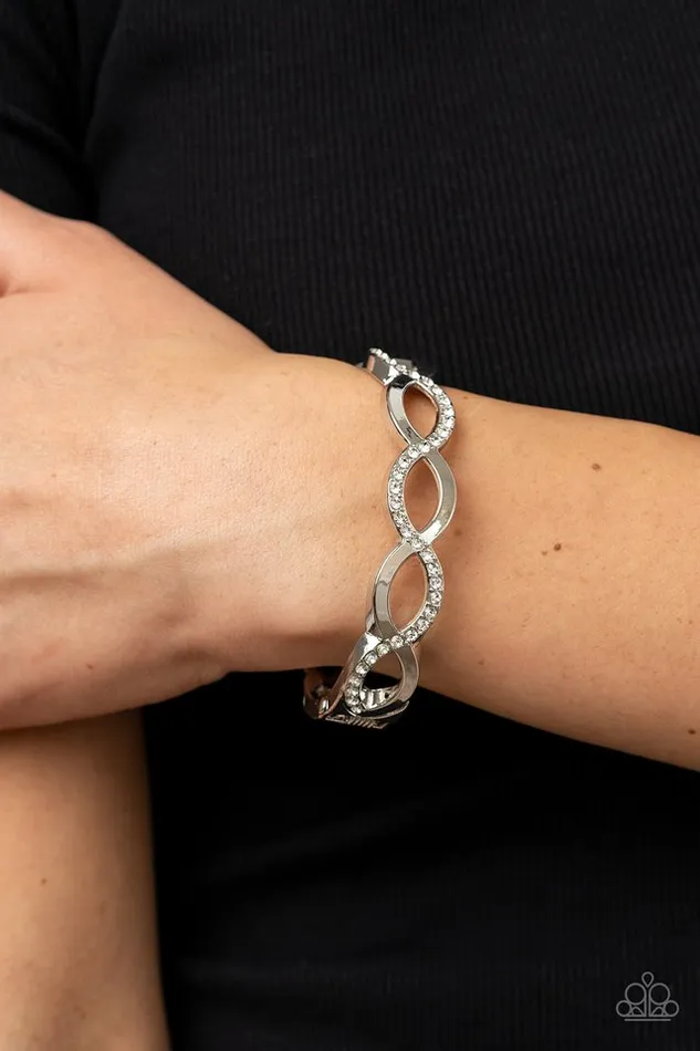 Paparazzi Jewelry Bracelets Paparazzi Bracelet Tailored Twinkle White