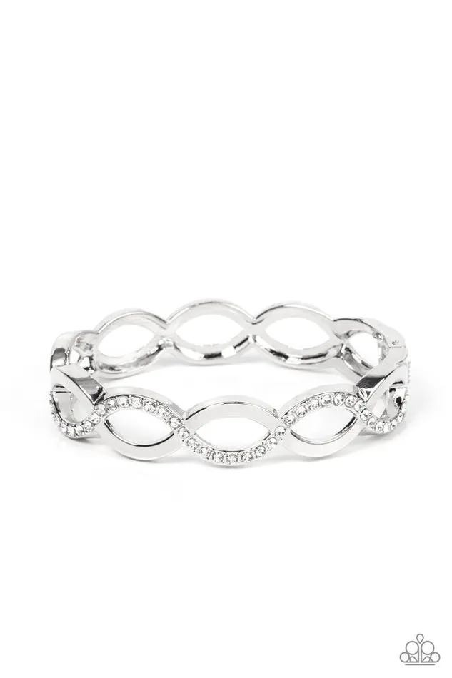 Paparazzi Jewelry Bracelets Paparazzi Bracelet Tailored Twinkle White Paparazzi Jewelry Bracelets Paparazzi Bracelet Tailored Twinkle White
