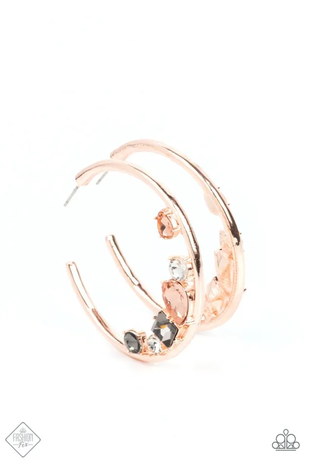 Paparazzi Jewelry Earrings Paparazzi Earring Attractive Allure Rose Gold Paparazzi Jewelry Earrings Paparazzi Earring Attractive Allure Rose Gold