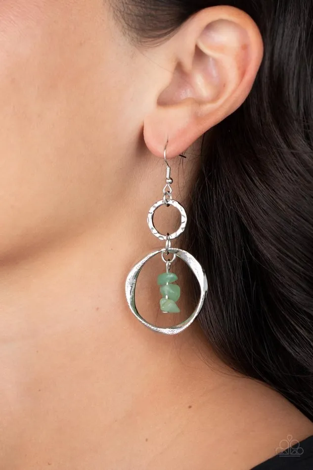 Paparazzi Jewelry Earrings Paparazzi Earring GoodNatured Spirit Green