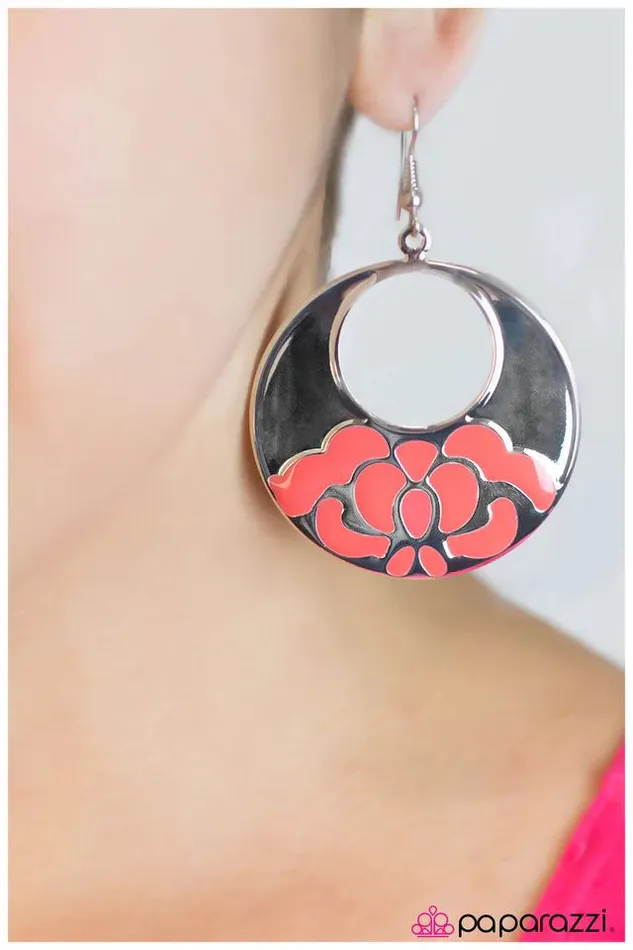 Paparazzi Jewelry Earrings Paparazzi Earring ISLE Survive Orange