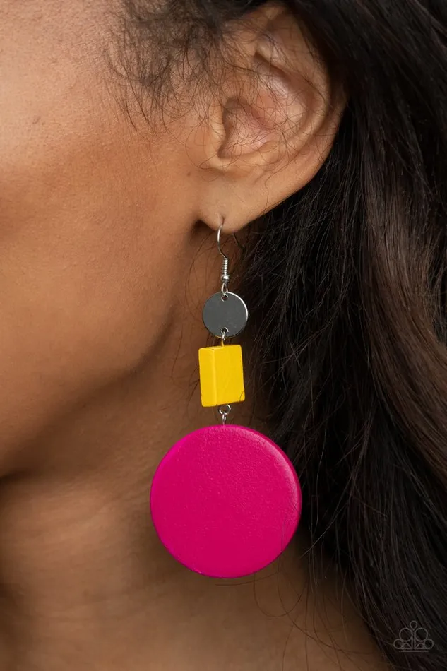 Paparazzi Jewelry Earrings Paparazzi Earring Modern Materials Multi