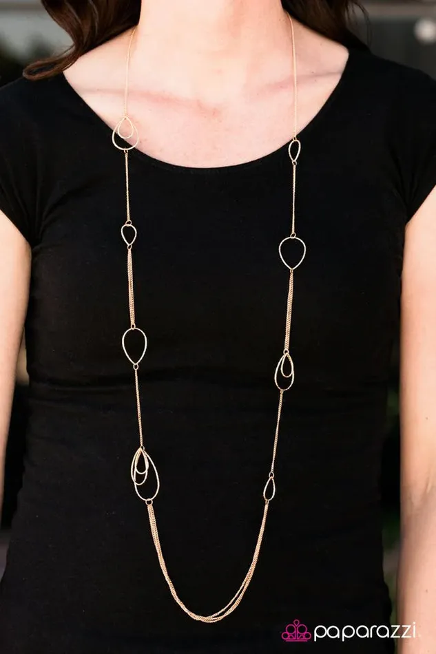 Paparazzi Jewelry Necklaces Paparazzi Necklace Cheers To Tears Gold