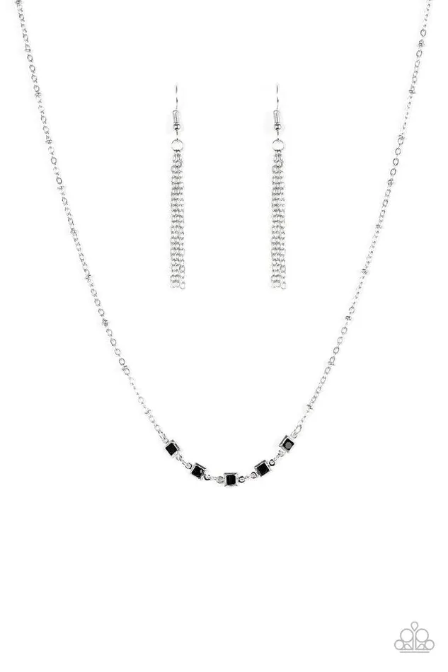 Paparazzi Jewelry Necklaces Paparazzi Necklace GLEAM World Black