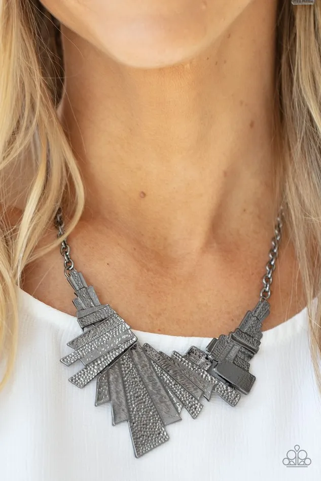 Paparazzi Jewelry Necklaces Paparazzi Necklace Happily Ever AFTERSHOCK Black