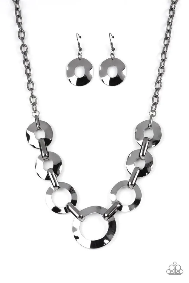 Paparazzi Jewelry Necklaces Paparazzi Necklace Mechanical Masterpiece Black Paparazzi Jewelry Necklaces Paparazzi Necklace Mechanical Masterpiece Black