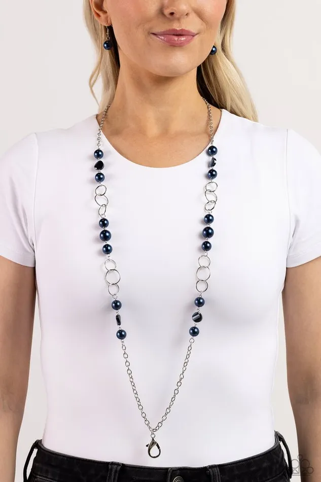 Paparazzi Jewelry Necklaces Paparazzi Necklace Modest Makeover Blue