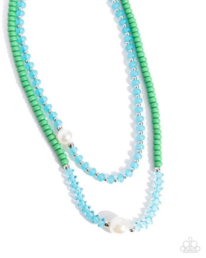 Paparazzi Jewelry Necklaces Paparazzi Necklace Multicolored Masquerade Green Paparazzi Jewelry Necklaces Paparazzi Necklace Multicolored Masquerade Green