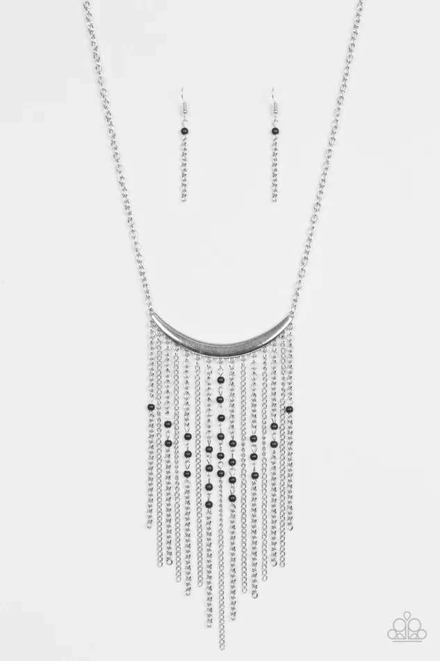 Paparazzi Jewelry Necklaces Paparazzi Necklace Runaway Rumba Black
