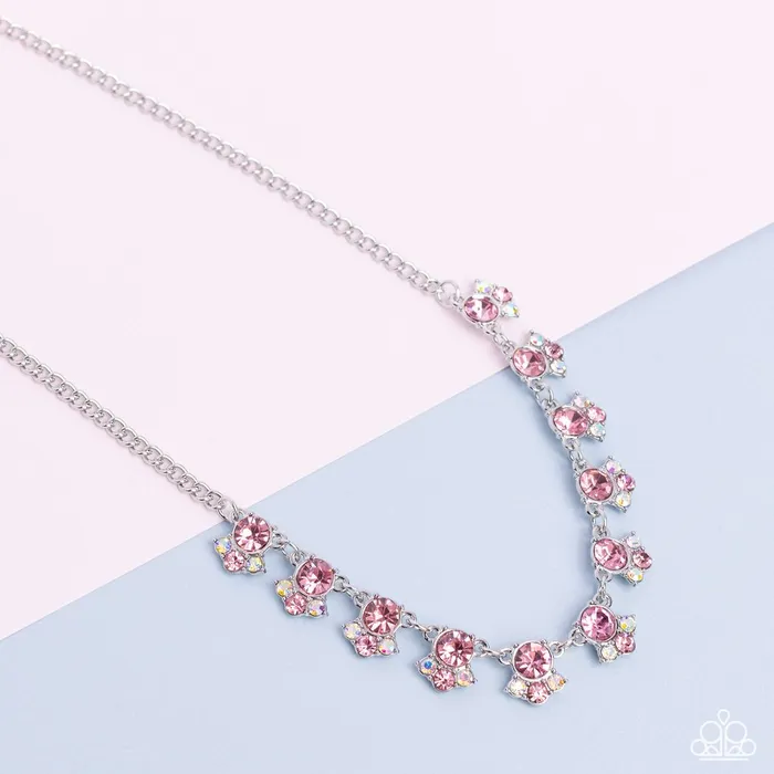 Paparazzi Jewelry Necklaces Paparazzi Necklace Tabloid Treasure Pink