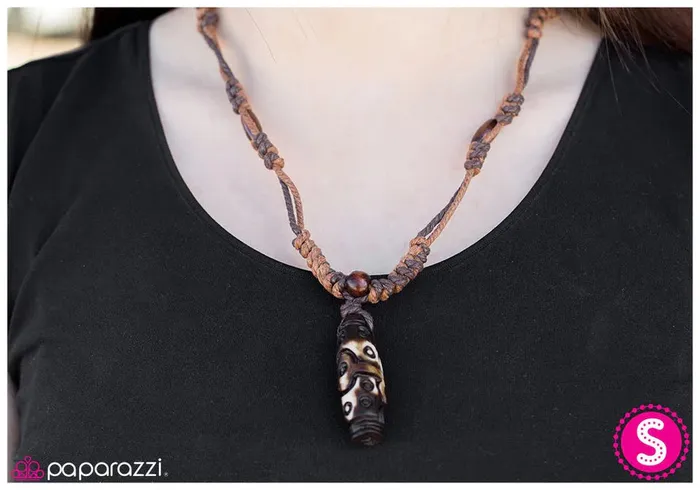 Paparazzi Jewelry Necklaces Paparazzi Necklace Time For Tiki Brown