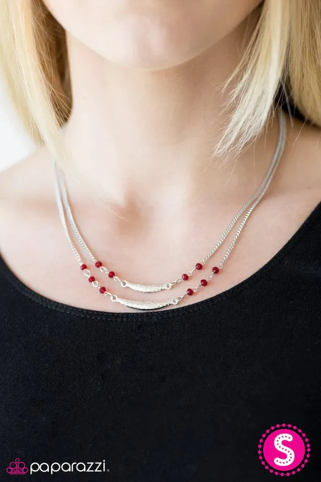 Paparazzi Jewelry Necklaces Paparazzi Necklace Tropical Getaway Red