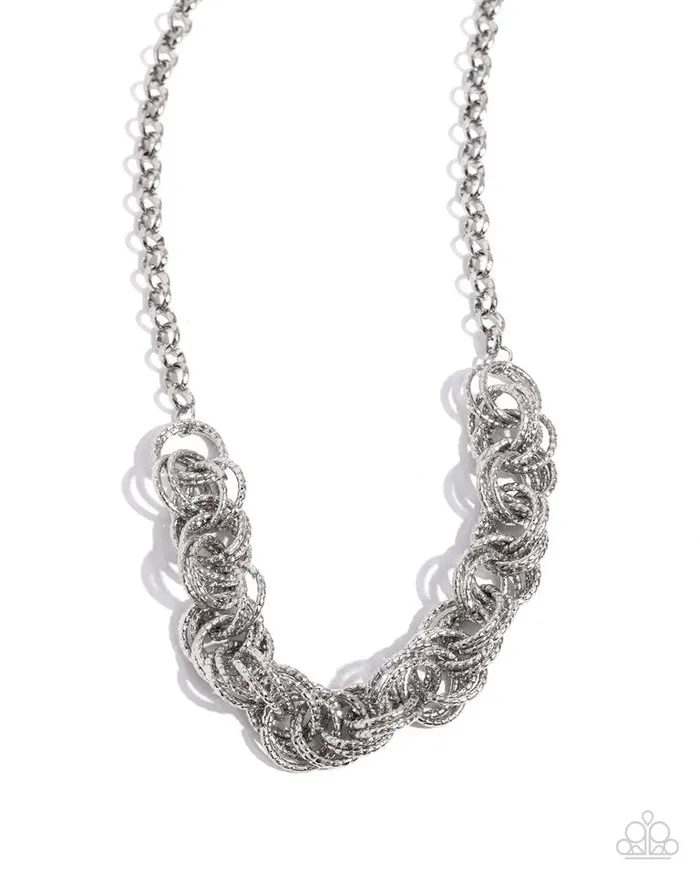 Paparazzi Jewelry Necklaces Paparazzi Necklace Urban Acoustics Silver Paparazzi Jewelry Necklaces Paparazzi Necklace Urban Acoustics Silver