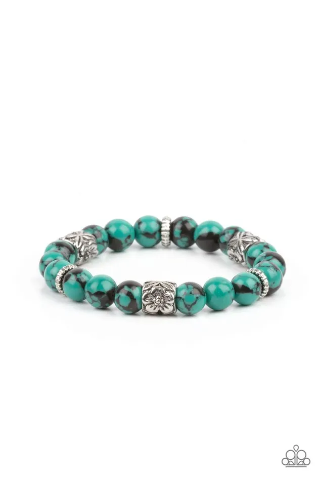 Paparazzi Jewelry Paparazzi Bracelet Garden Zen Green Bracelets