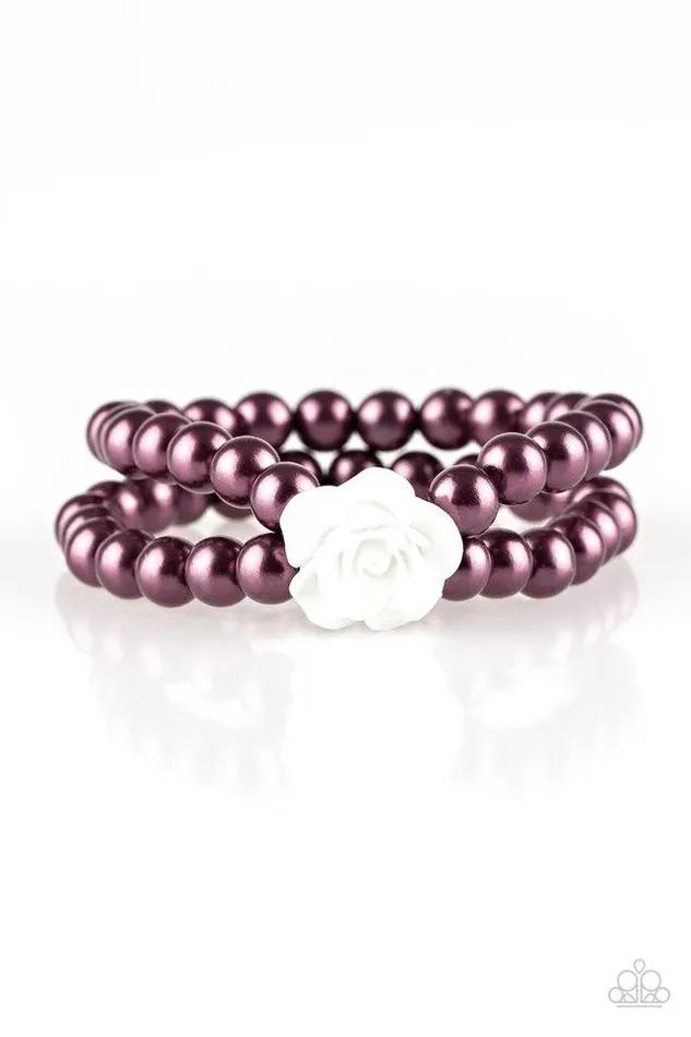 Paparazzi Jewelry Paparazzi Bracelet Posh and Posy Purple Bracelets