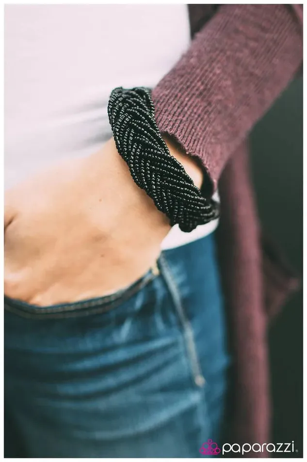 Paparazzi Jewelry Paparazzi Bracelet Youre All I BEAD Black Bracelets