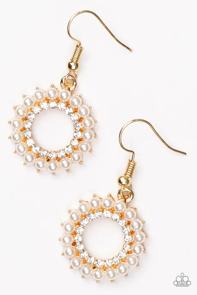 Paparazzi Jewelry Paparazzi Earring A Proper Lady Gold Earrings