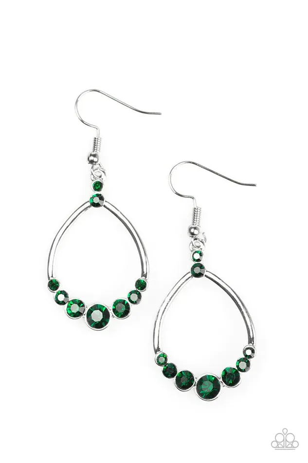 Paparazzi Jewelry Paparazzi Earring All That Glitters Green Earrings