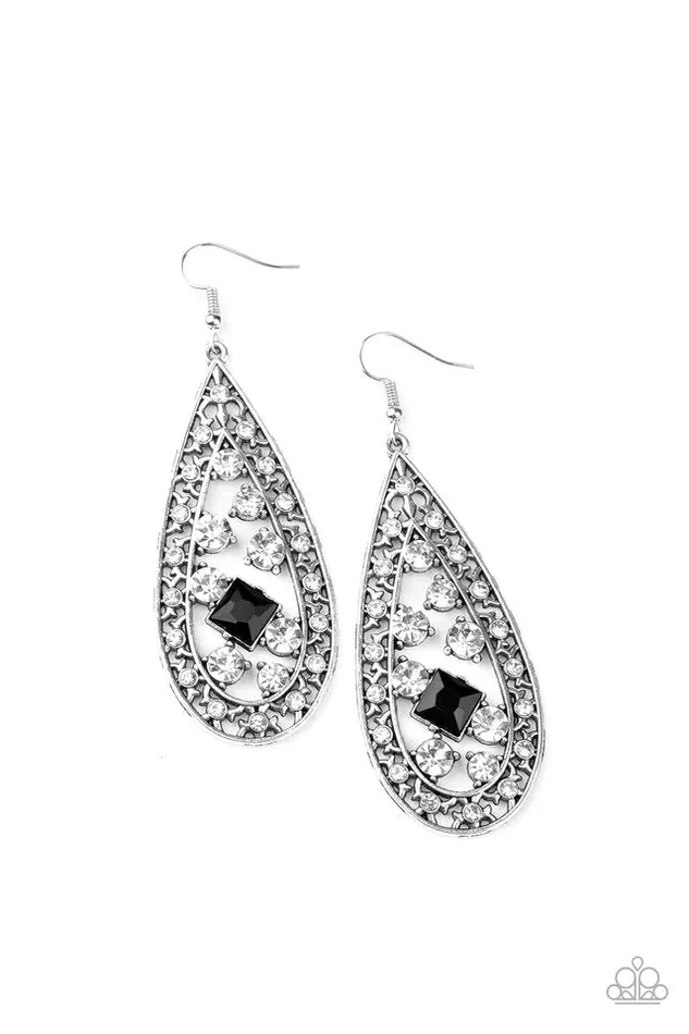 Paparazzi Jewelry Paparazzi Earring DropDead Dazzle Black Earrings