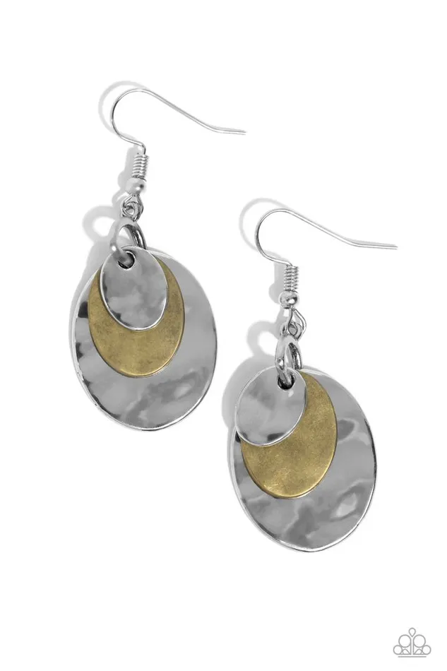 Paparazzi Jewelry Paparazzi Earring Hammered Homespun Multi Earrings Paparazzi Jewelry Paparazzi Earring Hammered Homespun Multi Earrings