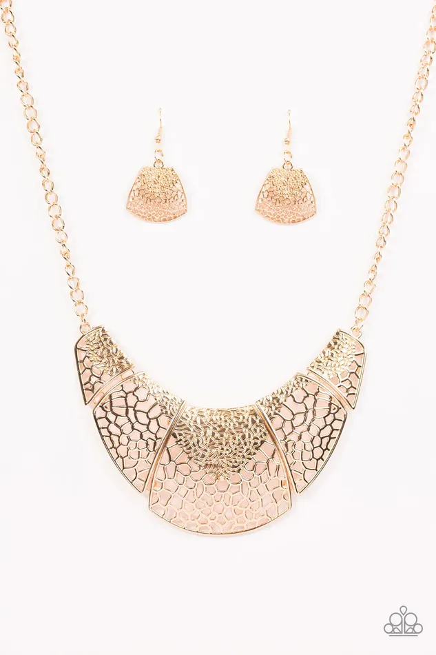 Paparazzi Jewelry Paparazzi Necklace Command and Conquer Gold Necklaces