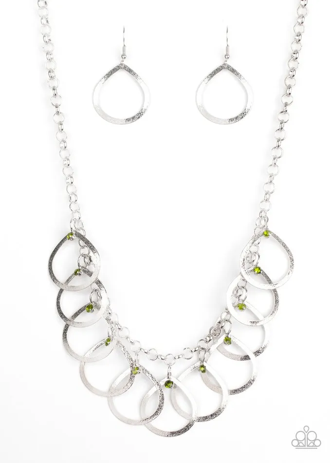 Paparazzi Jewelry Paparazzi Necklace Drop By Drop Green Necklaces Paparazzi Jewelry Paparazzi Necklace Drop By Drop Green Necklaces