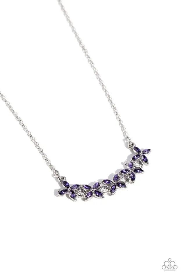 Paparazzi Jewelry Paparazzi Necklace Floral Fanfare Purple Necklaces