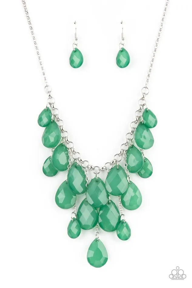 Paparazzi Jewelry Paparazzi Necklace Front Row Flamboyance Green Necklaces Paparazzi Jewelry Paparazzi Necklace Front Row Flamboyance Green Necklaces