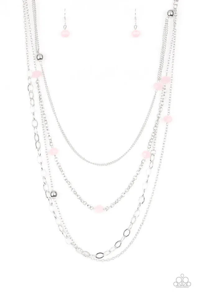 Paparazzi Jewelry Paparazzi Necklace Glamour Grotto Pink Necklaces