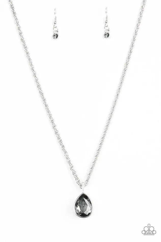 Paparazzi Jewelry Paparazzi Necklace Million Dollar Drop Silver Necklaces