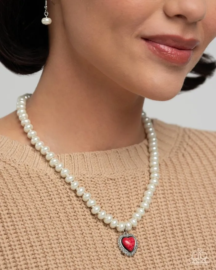 Paparazzi Jewelry Paparazzi Necklace Modest Malibu Red Necklaces