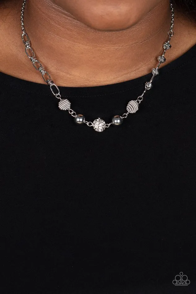 Paparazzi Jewelry Paparazzi Necklace Taunting Twinkle White Necklaces