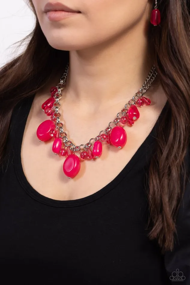 Paparazzi Jewelry Paparazzi Necklace Venetian Vacation Pink Necklaces