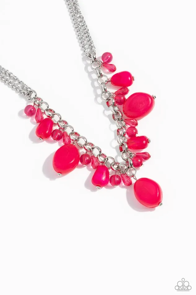 Paparazzi Jewelry Paparazzi Necklace Venetian Vacation Pink Necklaces
