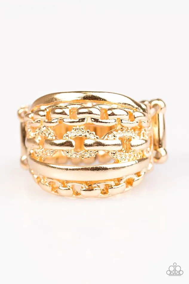 Paparazzi Jewelry Paparazzi Ring A CHIC Reaction Gold Rings